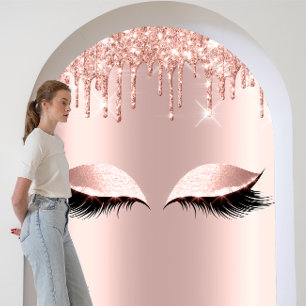 Ro Glitter-drivrutiner Eyelash Makeup Beauty Poster