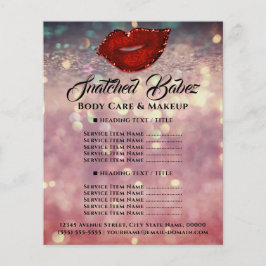 Ro Glitter Kiss Läppar Pris List Glitter Flygblad