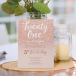 Ro glitter-manus chic 21:a födelsedag inbjudningar<br><div class="desc">21:a födelsedagen i Faux ro glitter om  rosa 21:a födelsedag En modern 21:a födelsedag med modern,  originell och enkel faux ro glitter inbjudande och handskriven guld penseltypografi på helt guld stil anpassade  rosa bakgrunden. Om du behöver någon text som har ändrats och anpassats,  tveka inte att kontakta mig!</div>