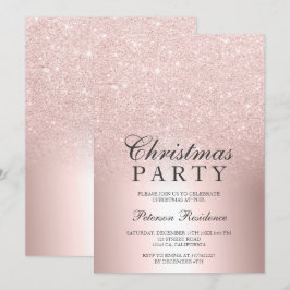 Ro glitter, metallfolie, guld, julafton inbjudningar