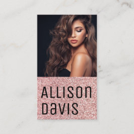 Ro Glitter Modern minimalistisk, enkel Visitkort