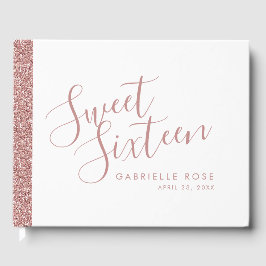 Ro Glitter Modern Söt 16 gäst Bok
