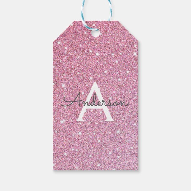 Ro Glitter Namn Presentetikett (Framsidan)