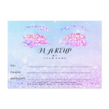 Ro Glitter Princess Makeup Certificate Gift