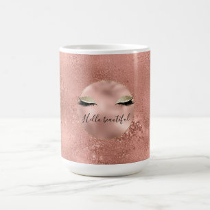Ro Glitzy Black Eyelash Kaffemugg