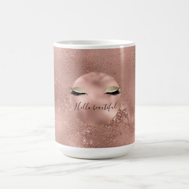 Ro Glitzy Black Eyelash Kaffemugg (Center)