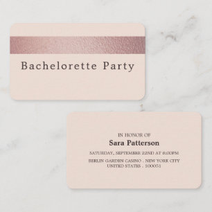 Ro Gold Foil Rand, Bachelorette Party Biljett
