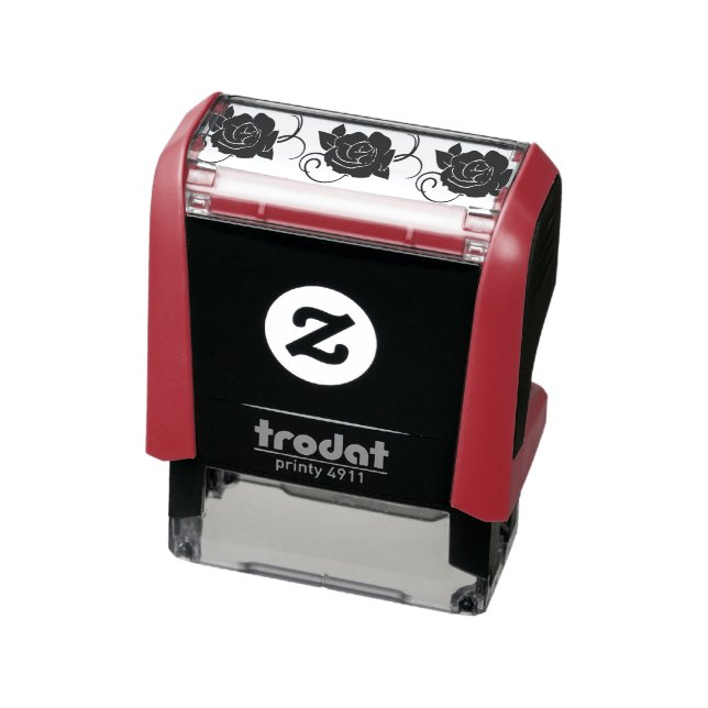 ro-grafik-blommor-deco självfärgande stämpel (Produkt)