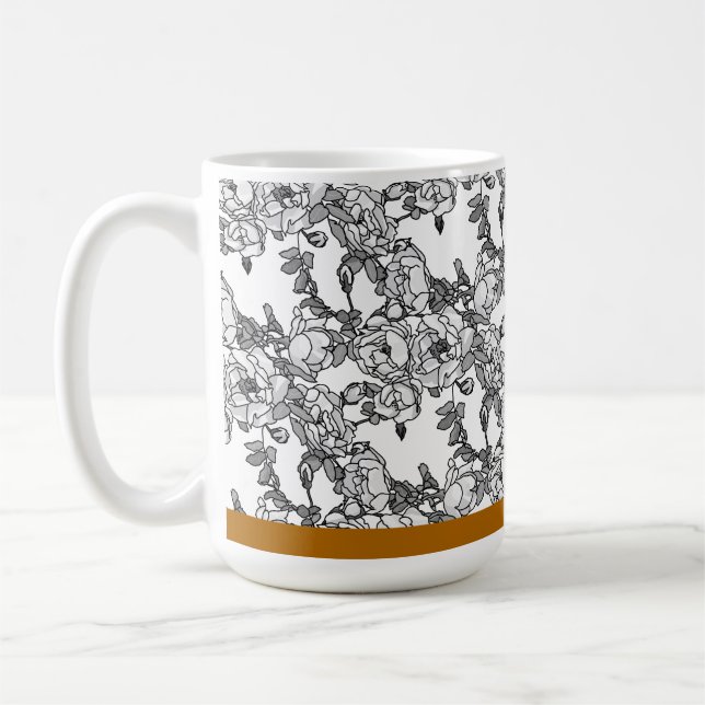 Ro Gren Grått  Anpassningsbar Kaffemugg (Vänster)