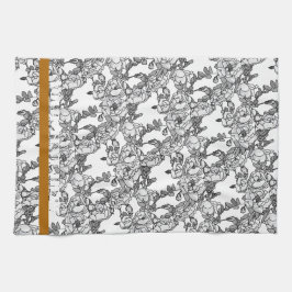 Ro Gren Grått Personaliserat Kökshandduk