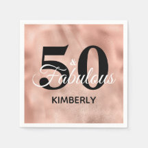 Ro Guld 50 och Fabulous Glam Födelsedagsfest