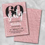 Ro Guld 60:e Födelsedagsfesten Inbjudningar<br><div class="desc">Vi presenterar en enkel och modern 60:e födelsedagsfest inbjudan-perfekt för att fira denna milstolpe i stil. Den eleganta designen har en faux-folie för guld i ro med en framträdande "60" överst. "60" skrivs elegant i manusligrafi, vilket tillför en aning sofistikering. Texten i hela inbjudan kombinerar en blandning av enkel modern...</div>
