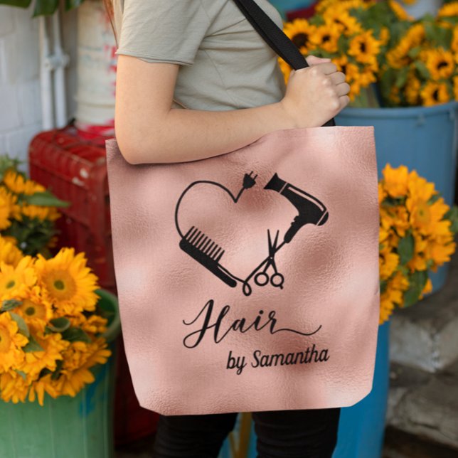 Ro Guld Anpassningsbar Hair Stylist Salon Tygkasse (Skapare uppladdad)