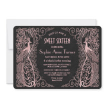 Ro Guld Art Peacocks 30års födelsedag Party