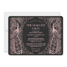 Ro Guld Art Peacocks Nyårsafton