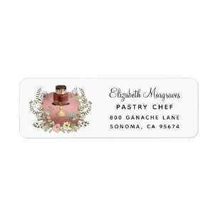 Ro Guld Baker Bakery Bakery Pastry Chef Returadress Etikett