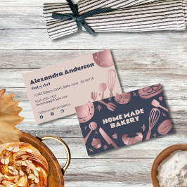 Ro Guld Baking Utensils Bakery Visitkort