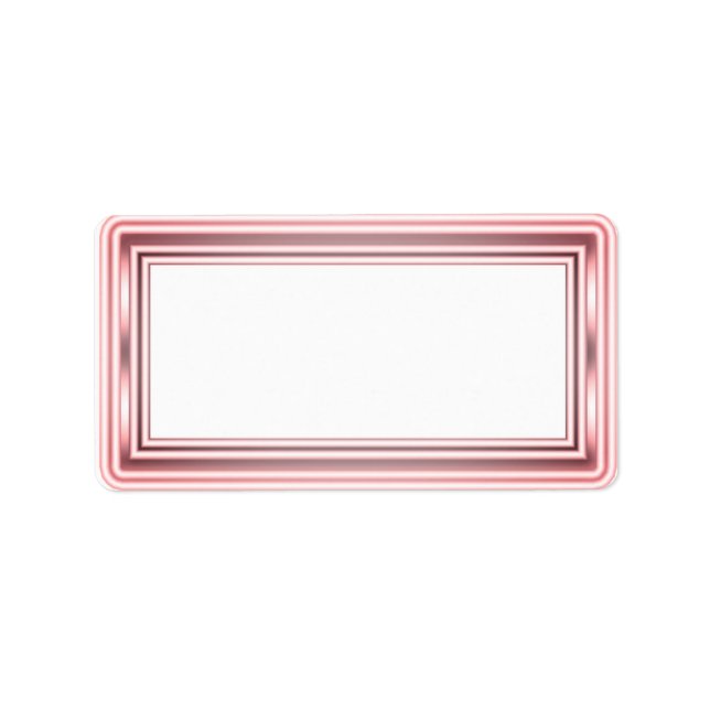 Ro Guld Blank Adressetiketter (Framsidan)