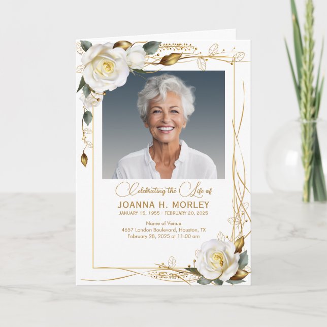 Ro & Guld Blommigt - allmänt program (Framsida)