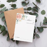 Ro guld blommigt eucalyotus bröllop rådkort<br><div class="desc">Vit bakgrund,  dekorerad med ett stort ro guld ro,  blomma och eukalyptus grey. Anpassa och lägg till namnen.</div>