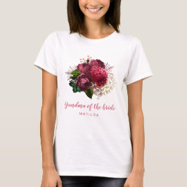Ro guld blommigt morma budens mamma t shirt