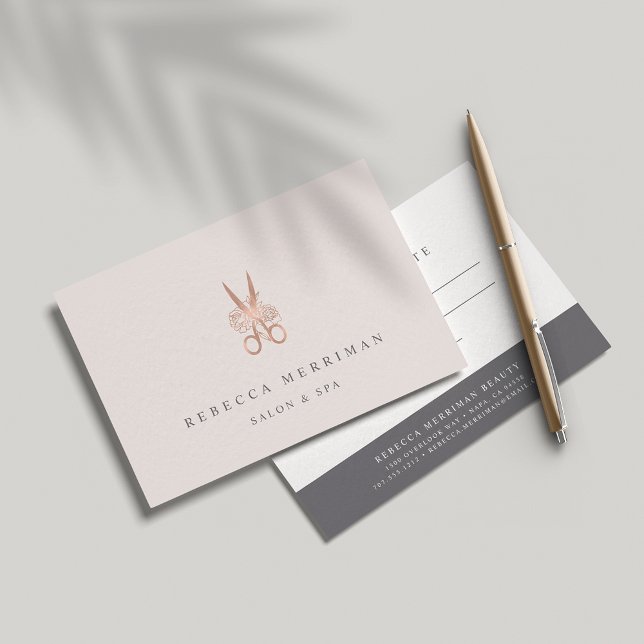 Ro Guld Blommigt Scissor | Salon Gift-certifikat (Skapare uppladdad)