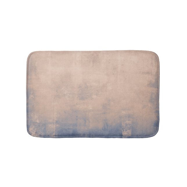 Ro guld Blue Mallow rustic Abstrakt Badrumsmatta (Framsidan)