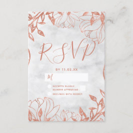 Ro Guld Botaniska Blommigt Grått Bröllop OSA