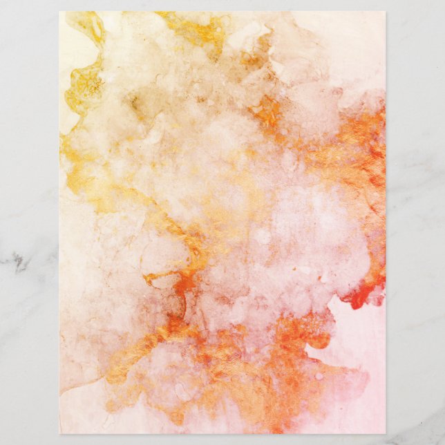 Ro Guld Brand Copper Granite Scrapbook Papper (Framsida)