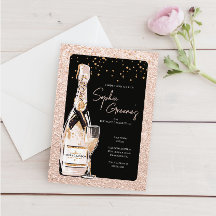 Ro Guld Bublet Champagne Födelsedagsfest