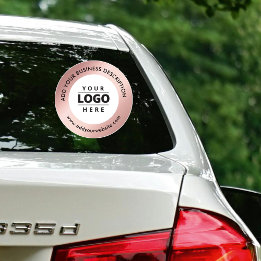 Ro Guld Business Logotyp Webbplats - parkeringsfön Klistermärken