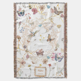 Ro Guld Butterfly Garden Throw Blanket Filt