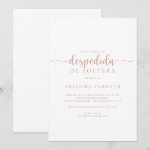 Ro Guld Calligraphy Spain Möhippa Inbjudningar