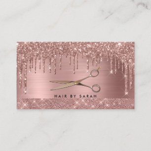 Ro Guld Chic Glitter driver Hair Visitkort