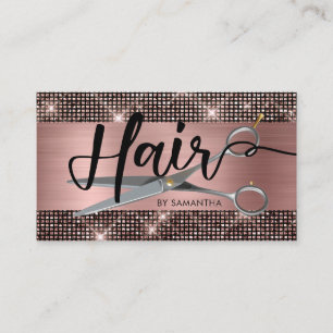 Ro Guld Chic Hairstylist, Affärskort Visitkort