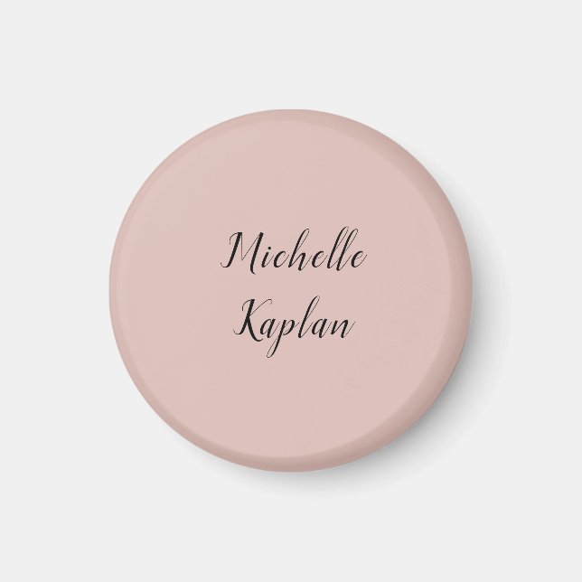 Ro Guld Den moderna Professionellen Exklusiv Namn Magnet (Framsidan)