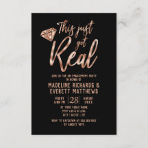 Ro Guld denna Har riktiga Förlovningsfest