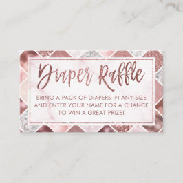 Ro Guld Diaper Raffle Biljett Tilläggskort