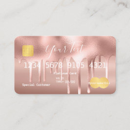 Ro Guld din text (Makeup) Måla drivrutin för Kredi Visitkort