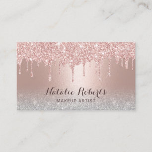  Ro Guld Drips Makeup Artist Beauty Salon Visitkort