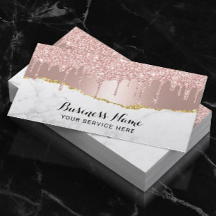 Ro Guld driver Modern Marble Beauty Salon Visitkort