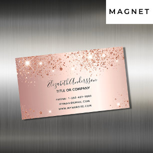 Ro guld elegant magnetiska visitkort