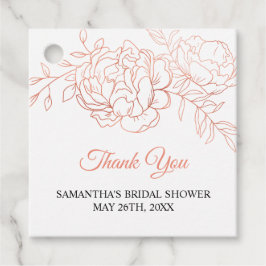 Ro Guld Elegant Möhippa Tack Gåvor Etiketter