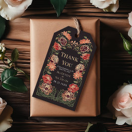 Ro Guld Enchanted Garden Wedding Tack Presentetikett