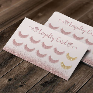 Ro Guld Eyelash Extensions Beauty Salon Loyalty Lojalitetskort