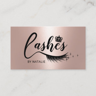 Ro Guld Eyelash Extensions Lash Queen Salon Visitkort