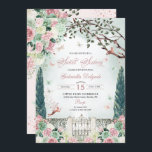 Ro Guld Fairy Enchanted Garden Sweet 16 Inbjudningar<br><div class="desc">Ro Guld Fairy Princess Enchanted Sweet 16 Birthday Bjud</div>