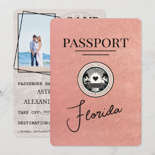 Ro Guld Florida-passet Spara datum Datumet