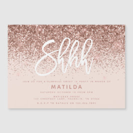 Ro guld gily glitter moderna överraskningsfödelsed