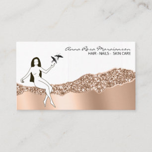 *~* Ro Guld Girly Hair Goddes Beauty Business C Visitkort